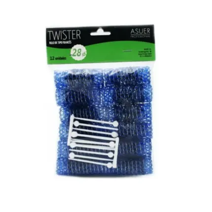 Asuer Twister Rulo de Tipo Francés 28mm 12ud